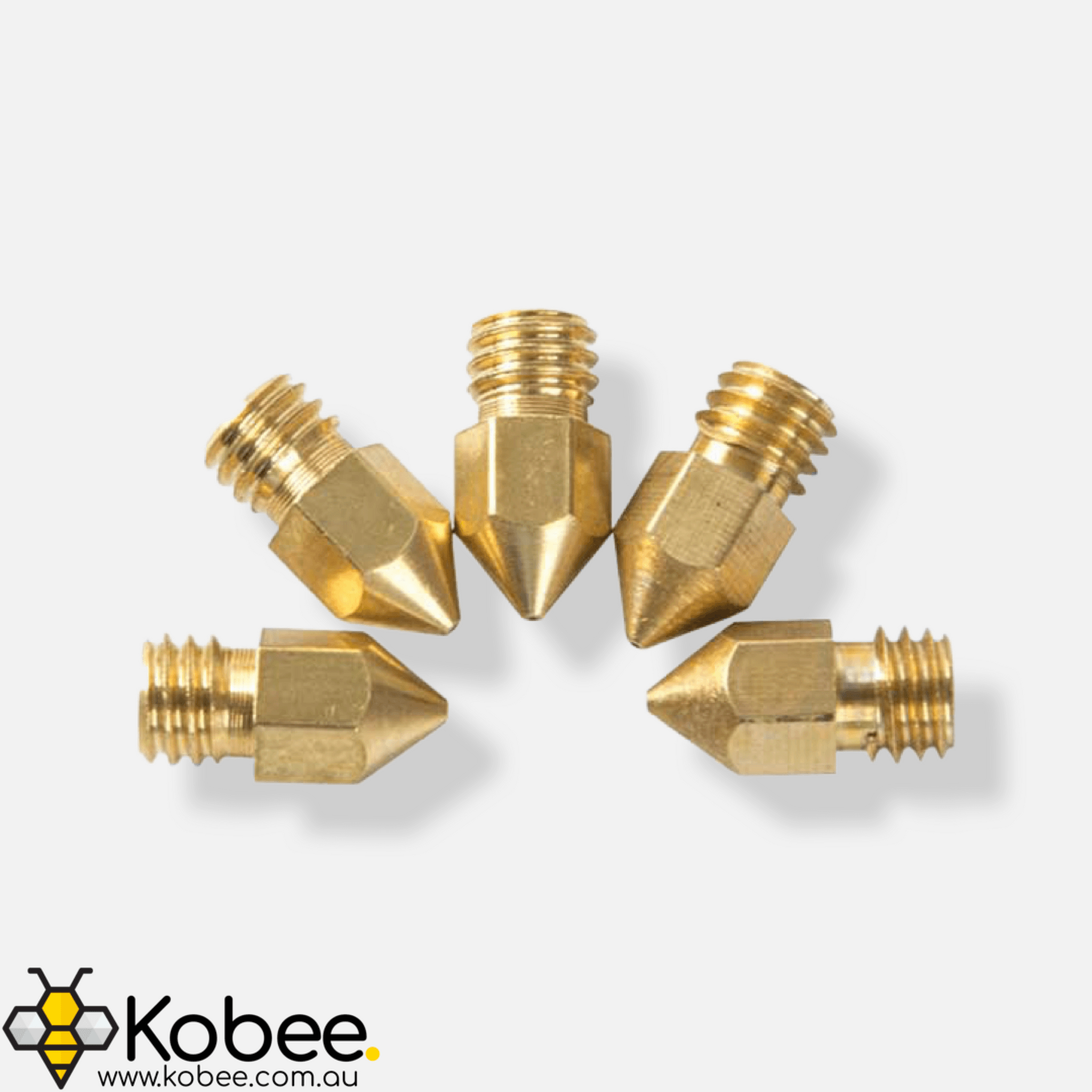 MK8 brass 3D printer nozzle for Creality Ender 3 and compatible printers