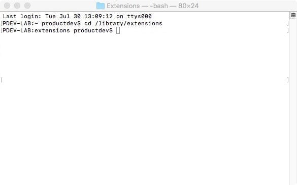 Redirect Mac Terminal