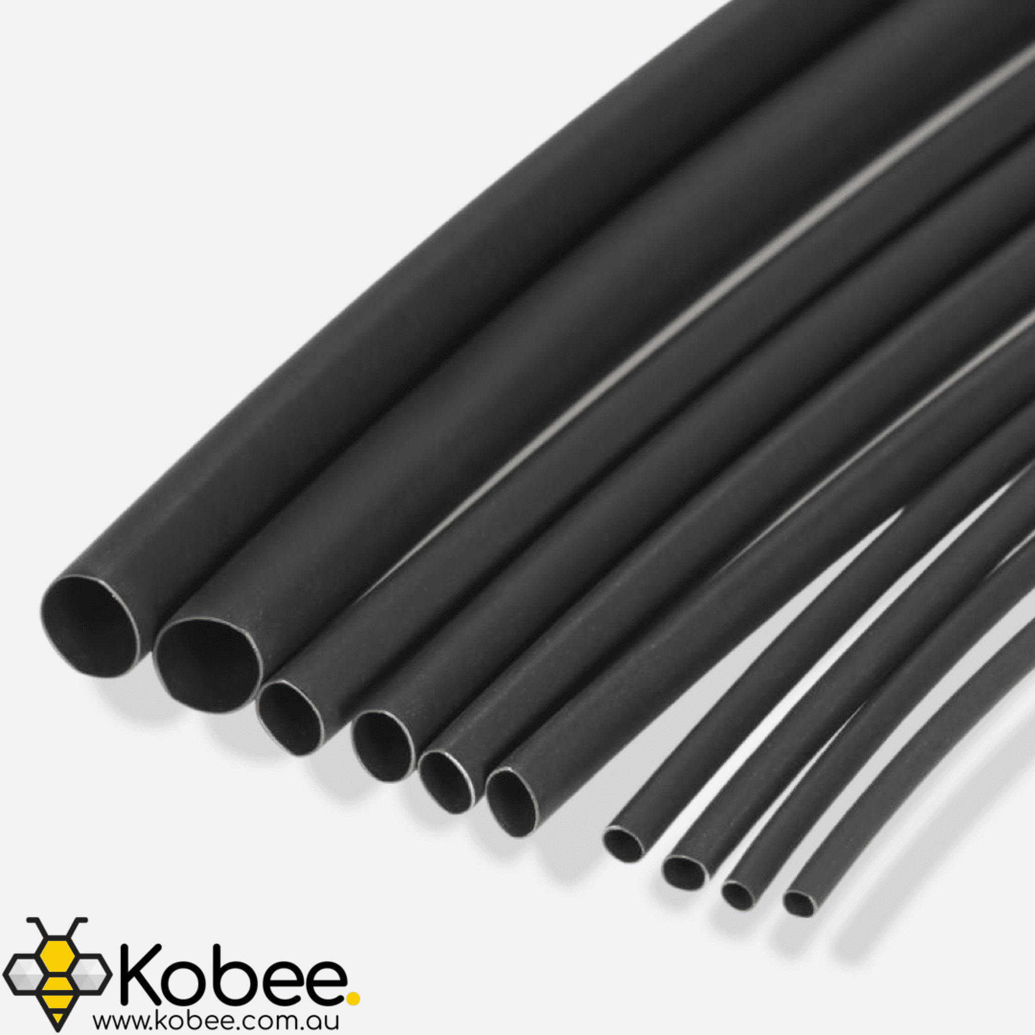 2:1 Salipt heat shrink tubing in assorted diameters from 0.6 mm to 70 mm
